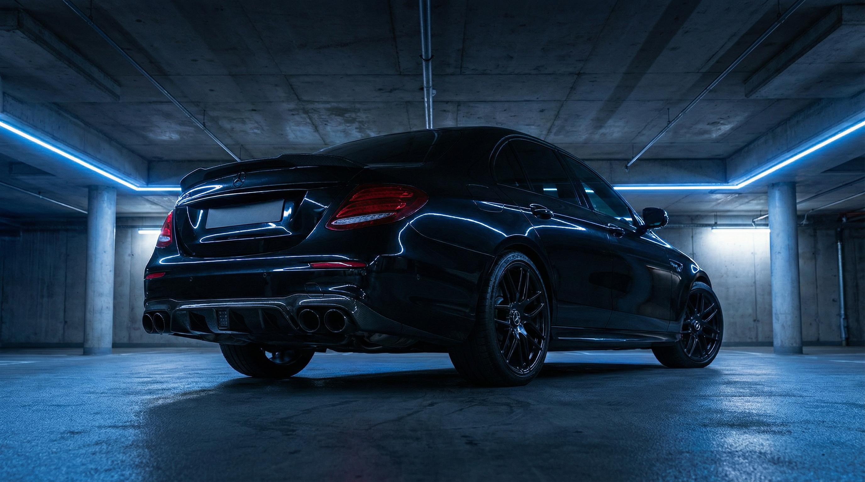 困困兔暗夜黑性能轿车排气改装视频