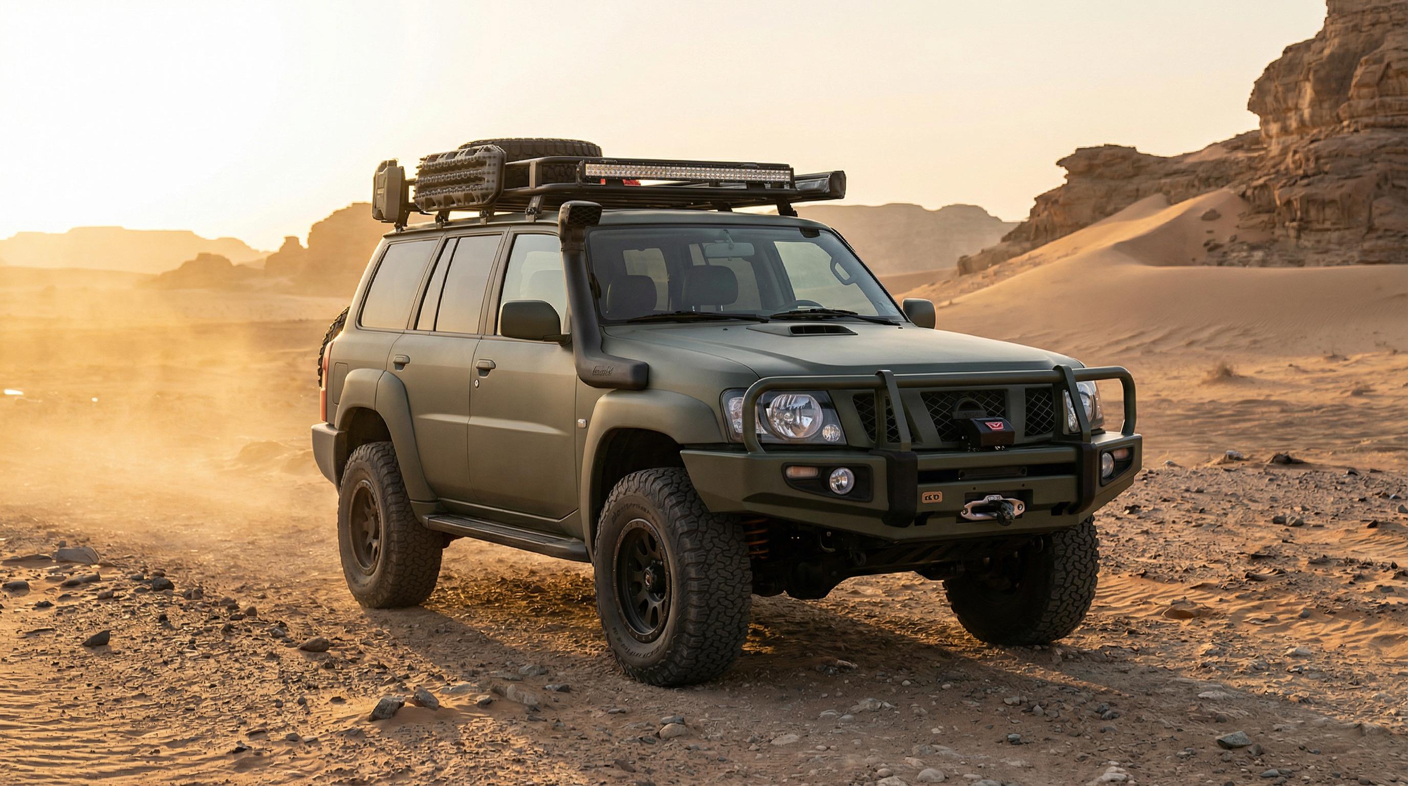 困困兔越野车沙漠穿越改装视频